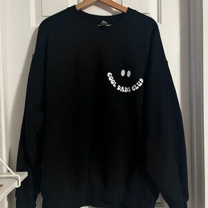 Cool Dads Club Black and White Crewneck